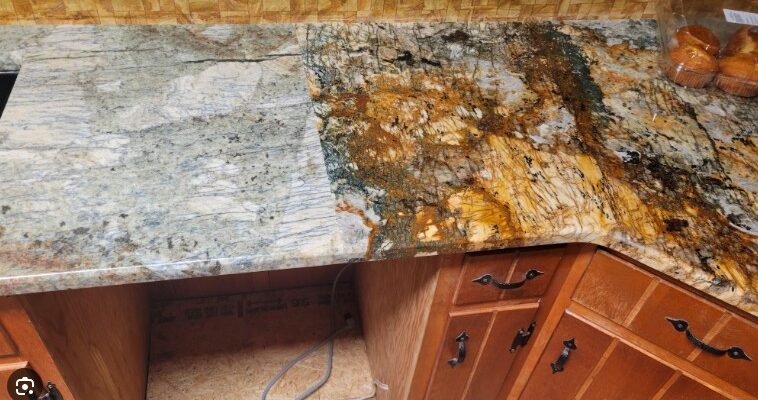 granite countertop bad seam detail