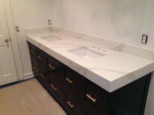 clean quartz countertop surface showing smooth non porous finish 