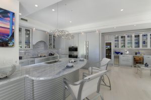 updated kitchen with modern countertops and cabinets increasing home value