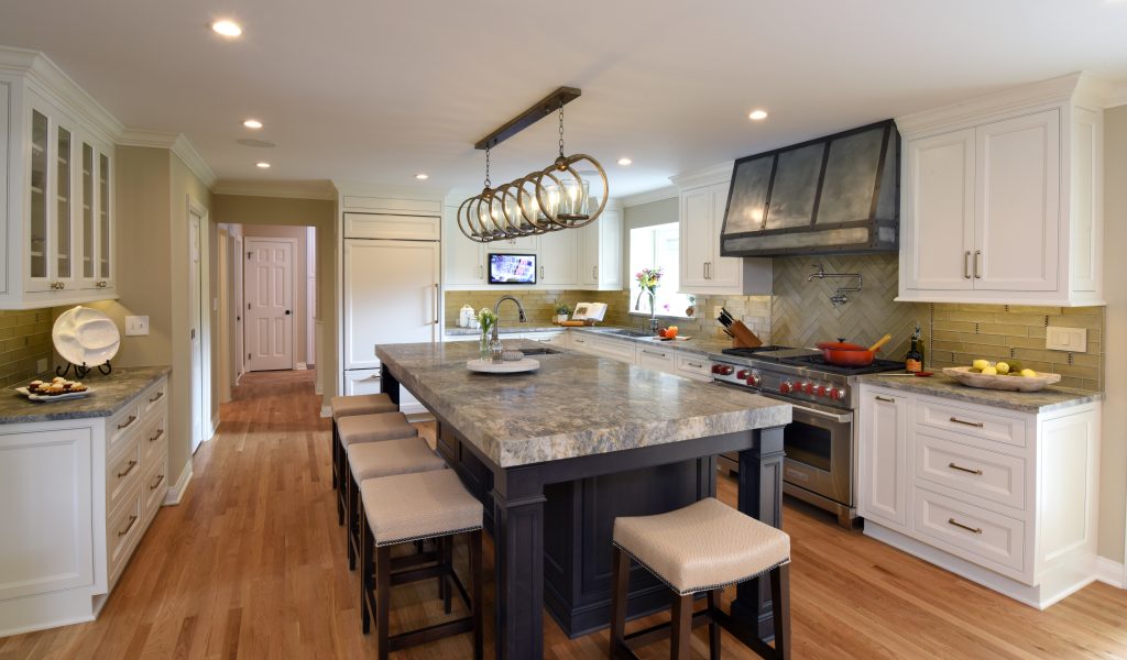 Luxury Countertops in high end designer kitchen