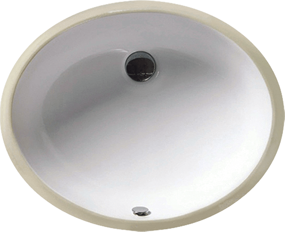 large oval sink