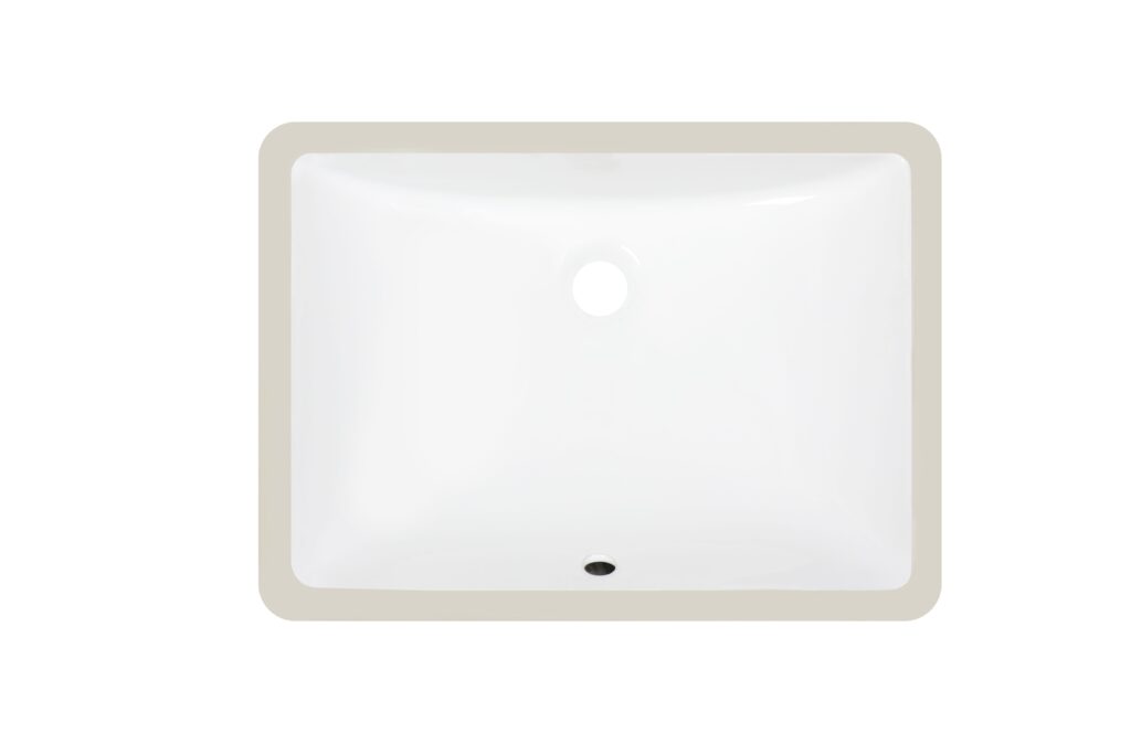 large rectangular vanity sink